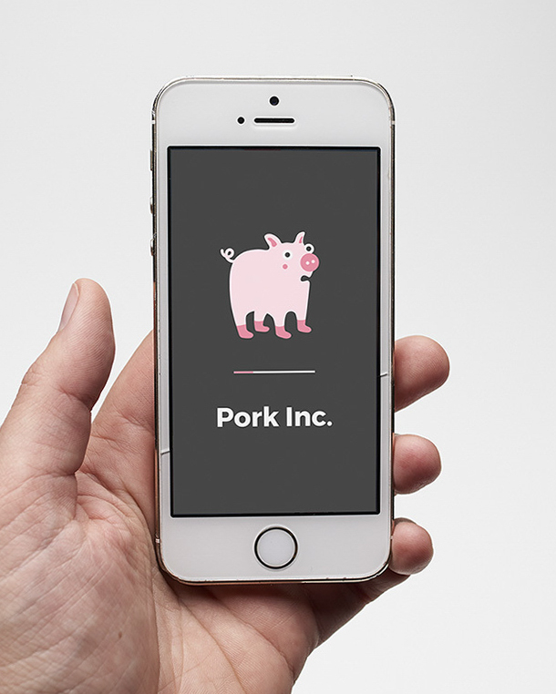 Pork Inc. mobile mockup